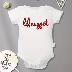 🌹Cozy Alphabet Crew Neck Bodysuit for Babies -NWOT